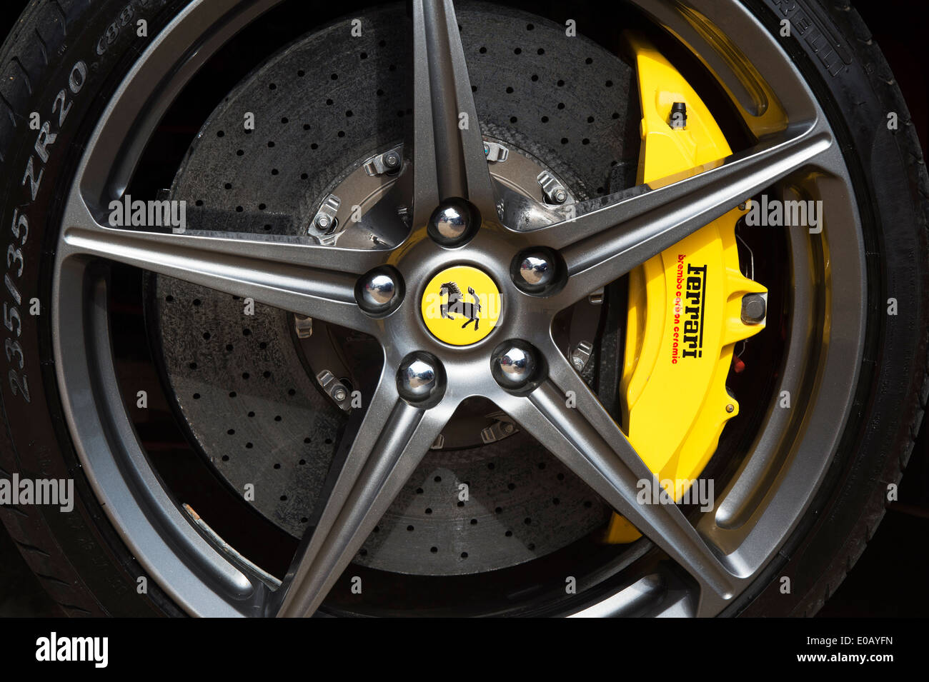 Ferrari wheel hi-res stock photography and images - Alamy