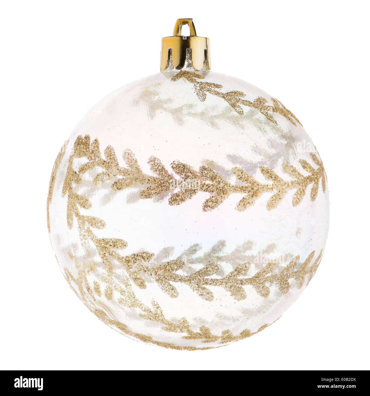Christmas ball isolated on white background Stock Photo Alamy