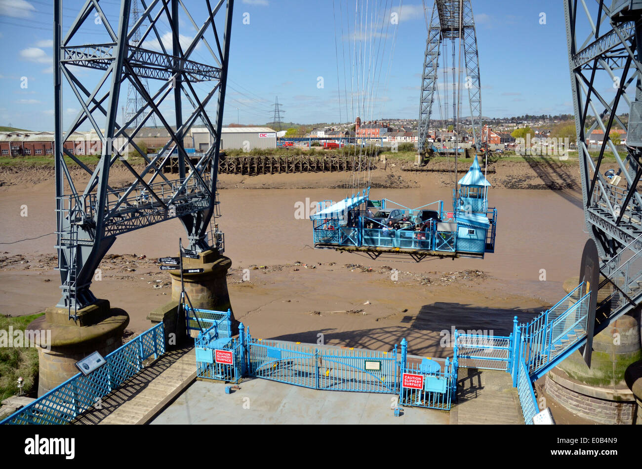 newport transporter bridge Stock Photo