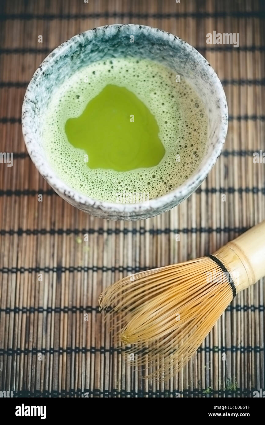 Japanese matcha tea Stock Photo