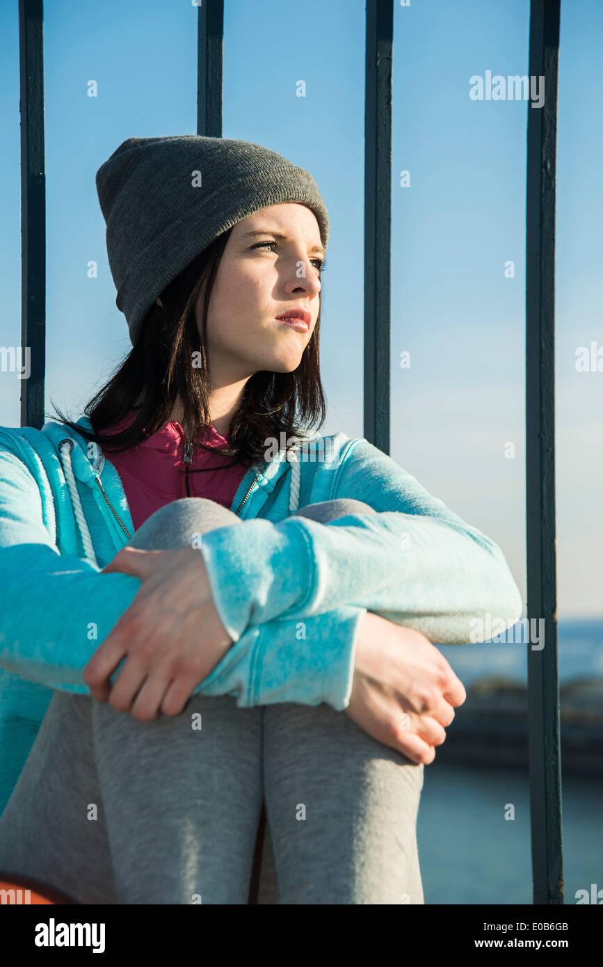Portrait of young sportswoman Stock Photo - Alamy