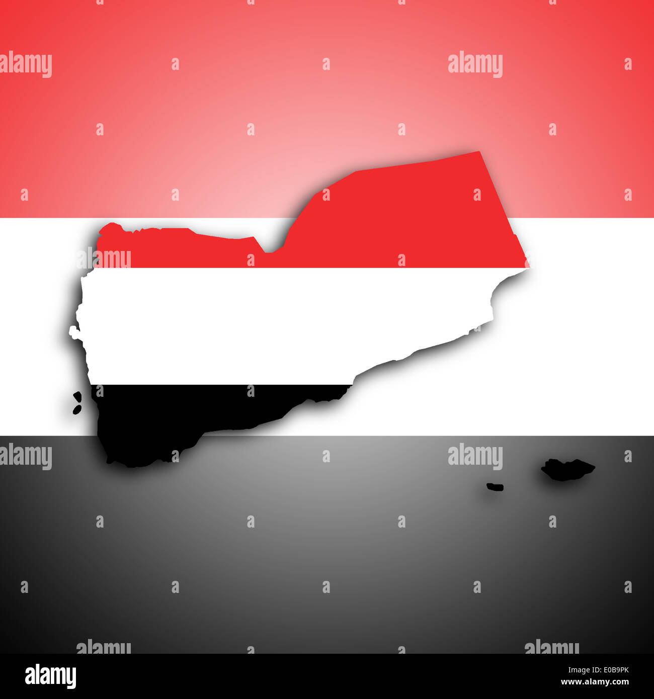 Map of yemen hi-res stock photography and images - Alamy
