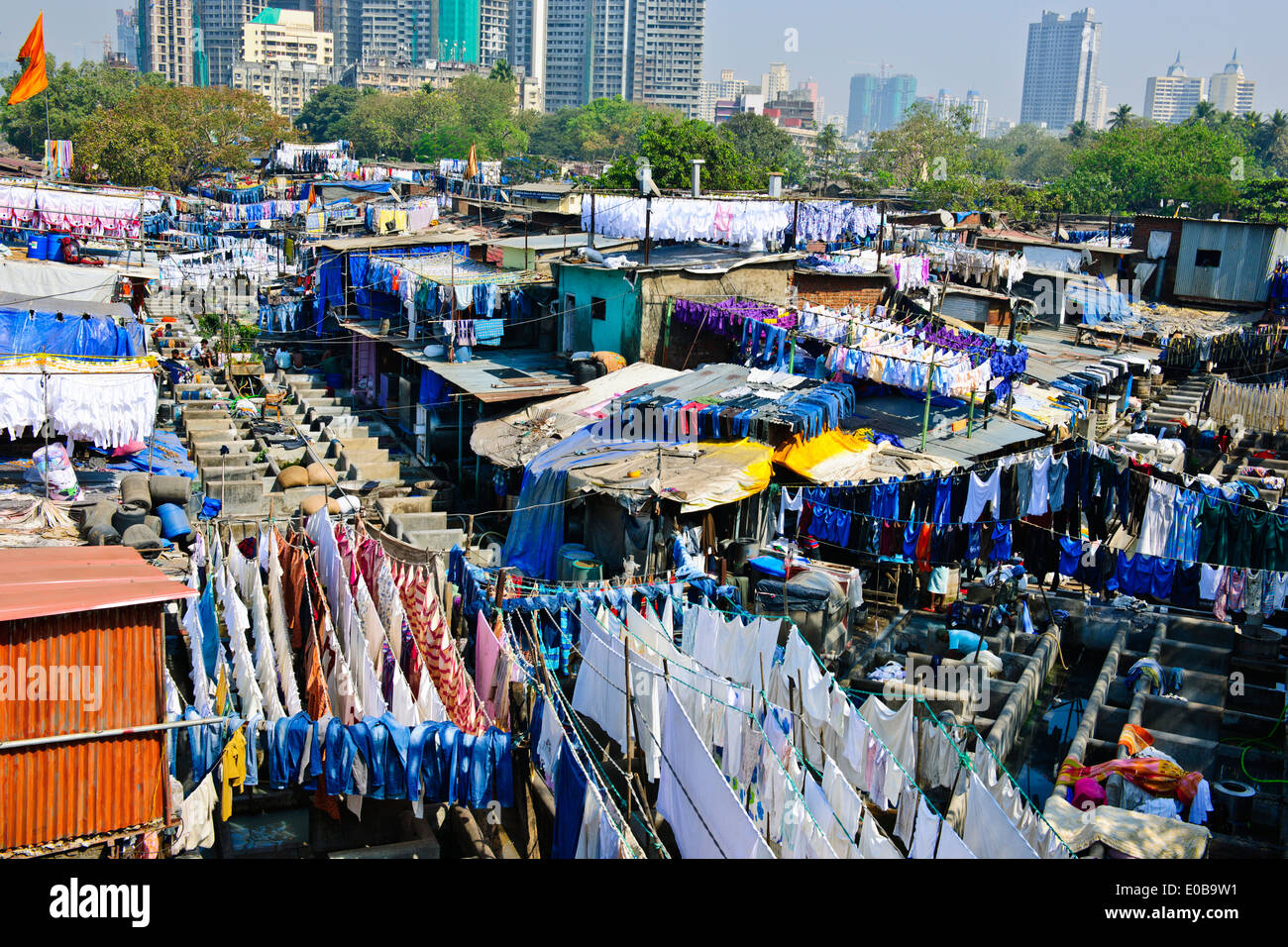 City Laundry based in Front of rising apartment blocks where Hotel