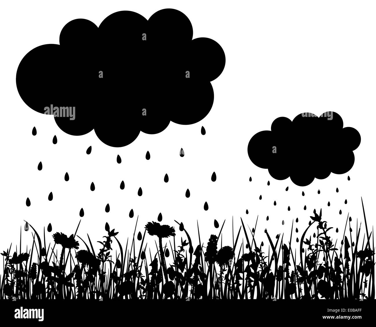 Showery weather Black and White Stock Photos & Images - Alamy