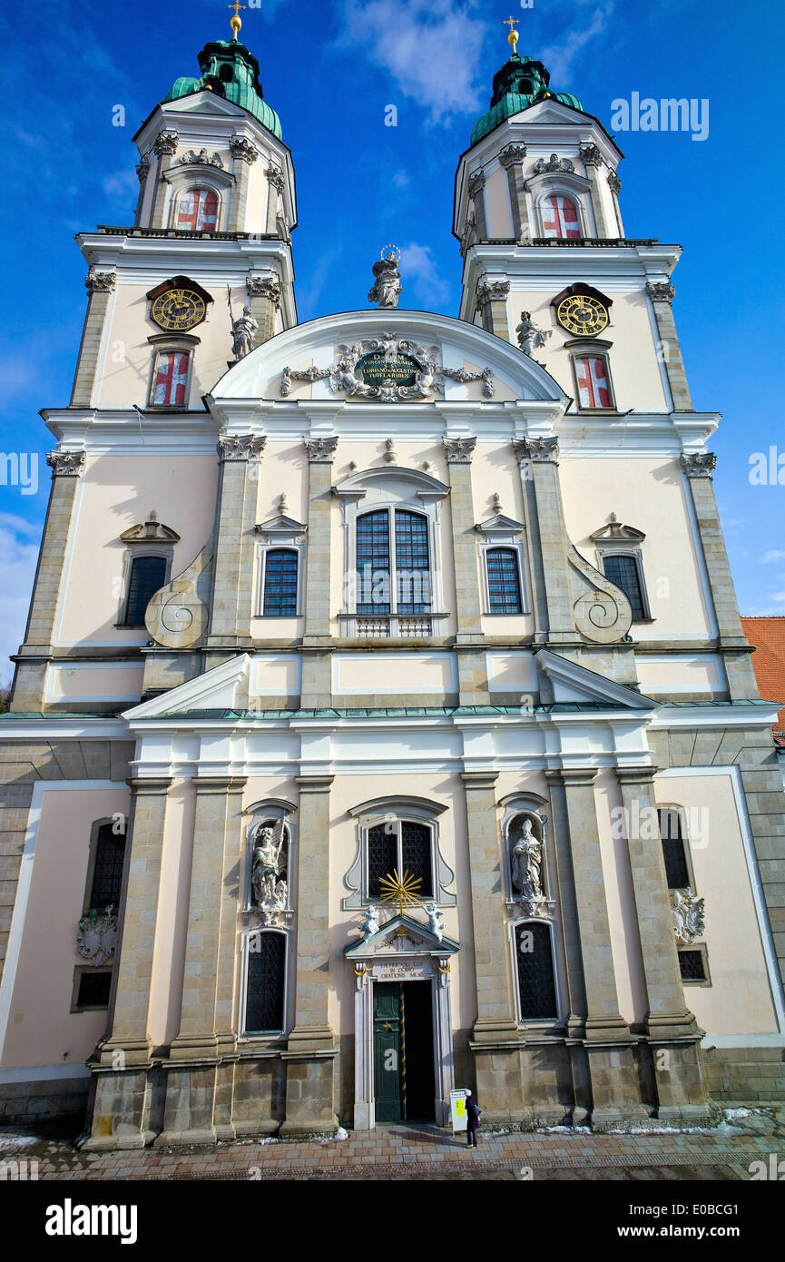 Austria, Upper Austria, Saint Florian. Field recording of the pencil church, oesterreich, Oberoesterreich, Sankt Florian. Aussen Stock Photo