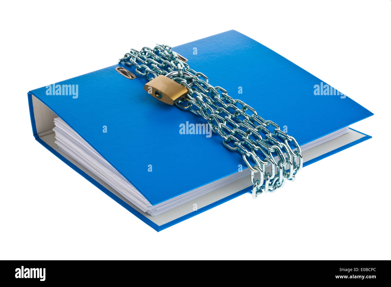 File with documents and documents. Safekeeping of contracts Stock Photo