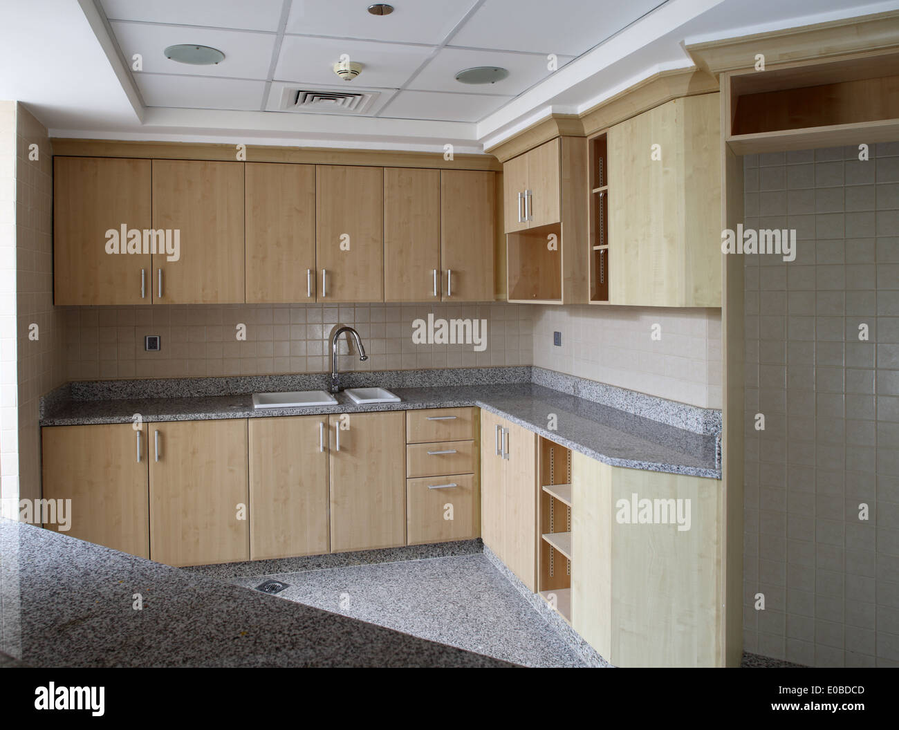 beautiful and model interior of bright kitchen Stock Photo - Alamy