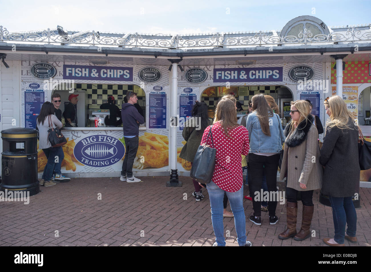Fish and chip shop queue hires stock photography and images Alamy