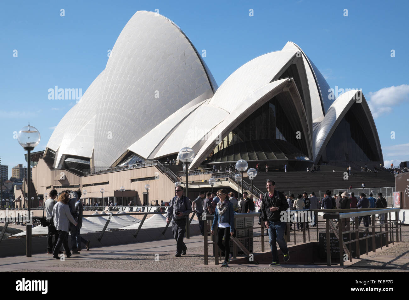 Sydney opera house on an autumn May day, australia Stock Photo