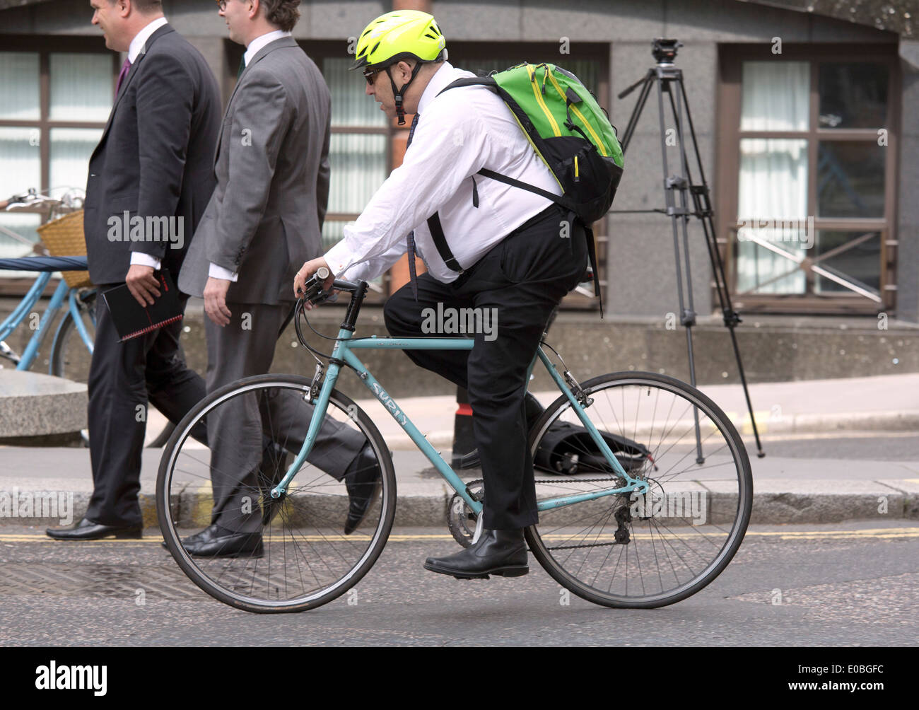 fat man on bike