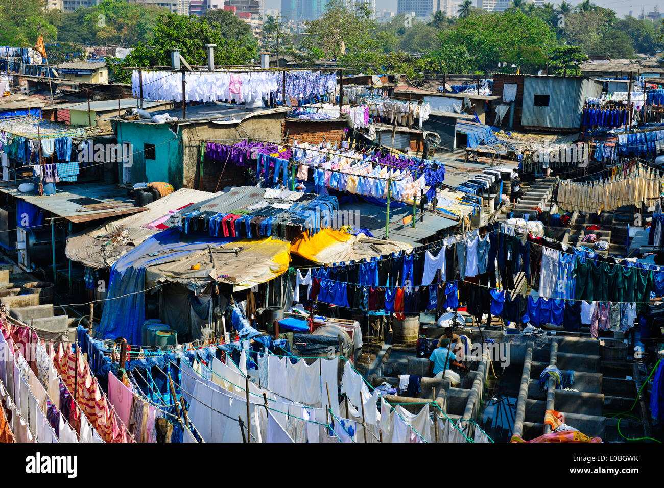 City Laundry based in Front of rising apartment blocks where Hotel