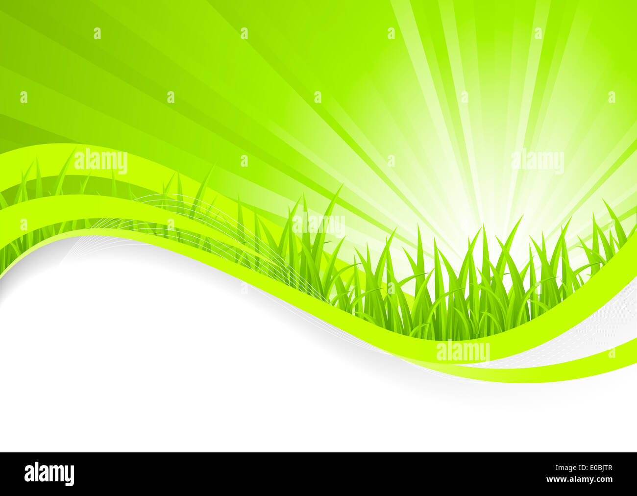 Abstract background with green grass Stock Photo - Alamy