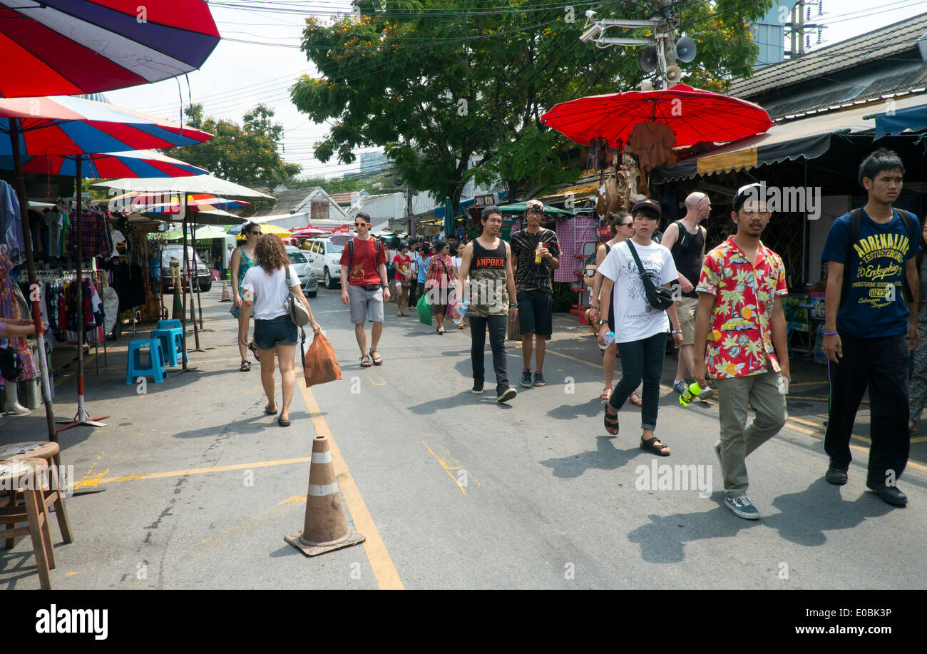 Chatuchak weekend market, Bangkok, Thailand Stock Photo