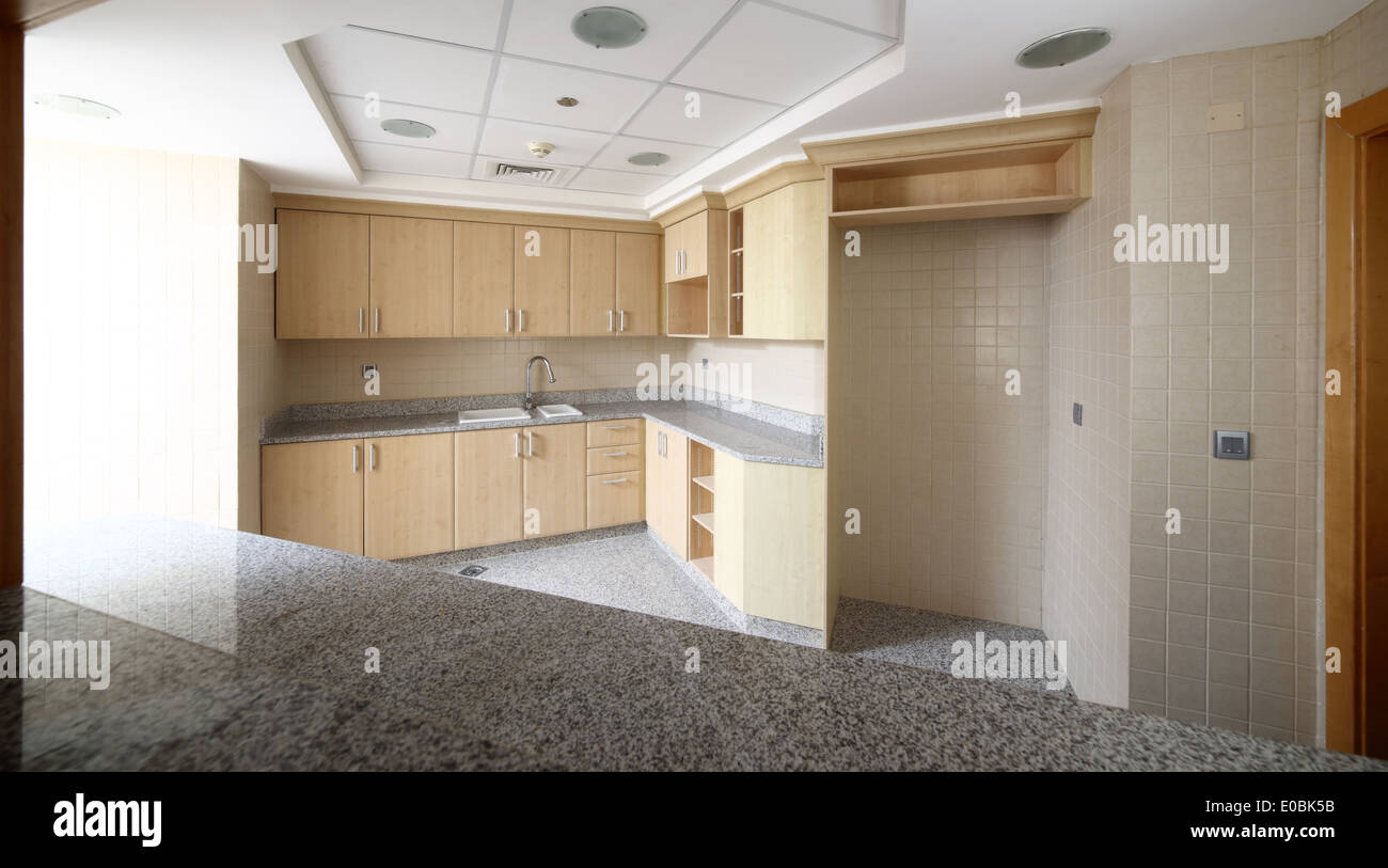 beautiful and model interior of bright kitchen Stock Photo - Alamy