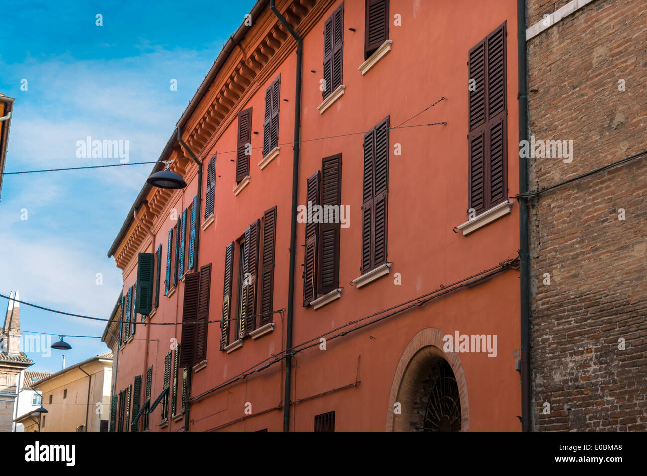 View of an historic building in Italy Stock Photo