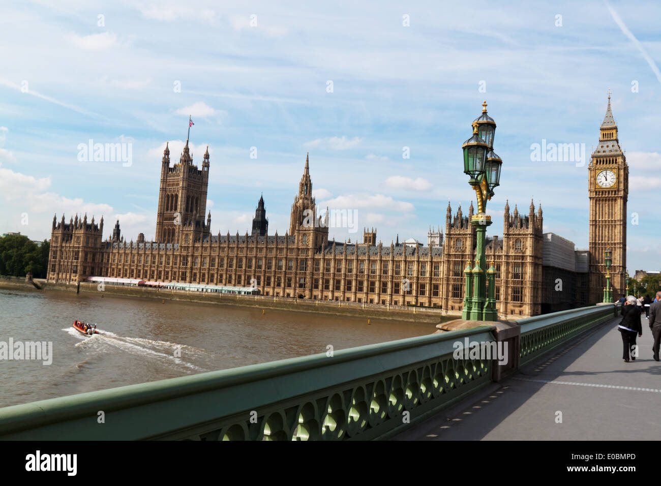 The English parliament in London, Das englische Parlament in London, Gross Britannien Stock Photo