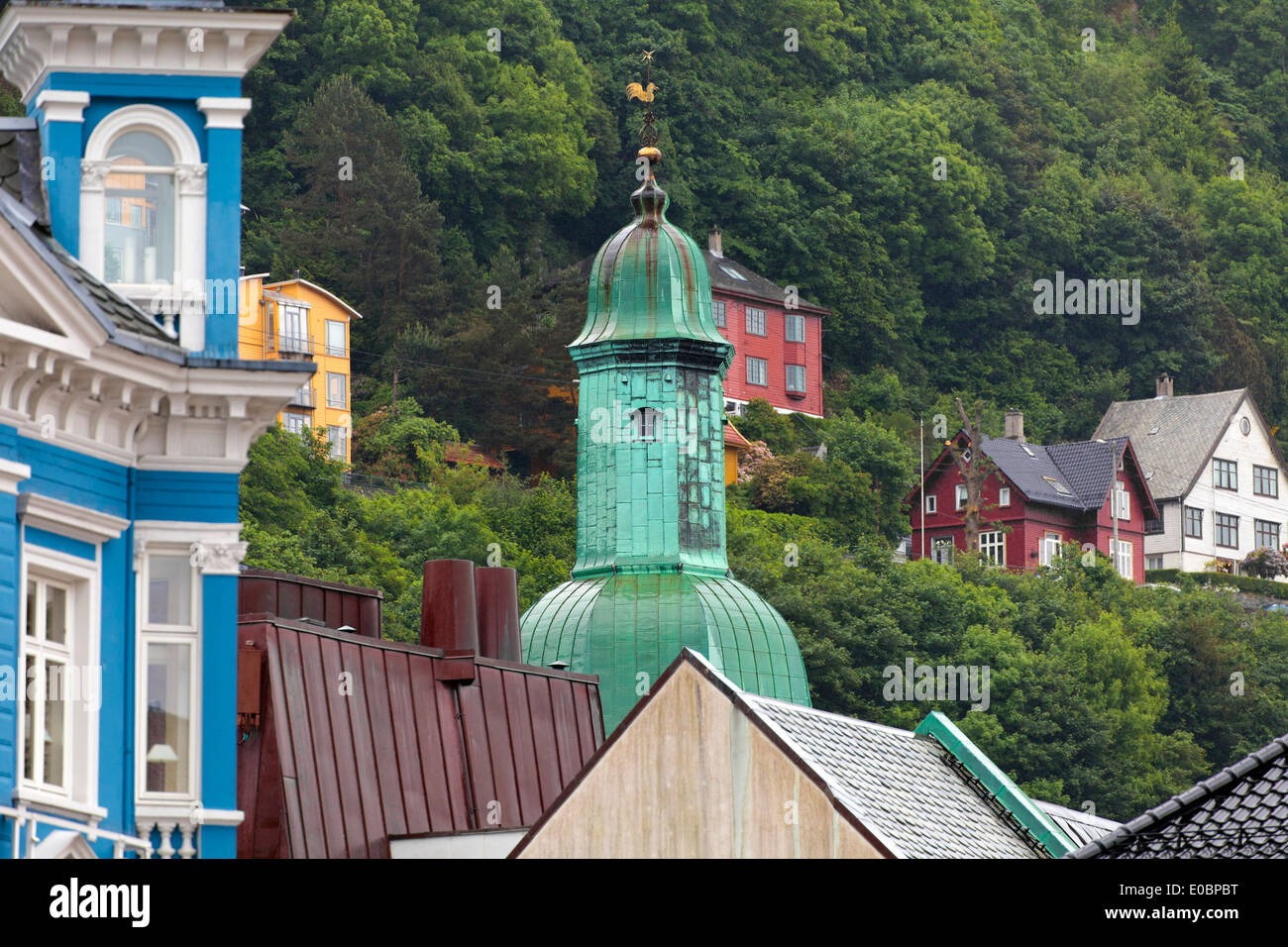 Rooftops in Bergen, Norway Stock Photo - Alamy