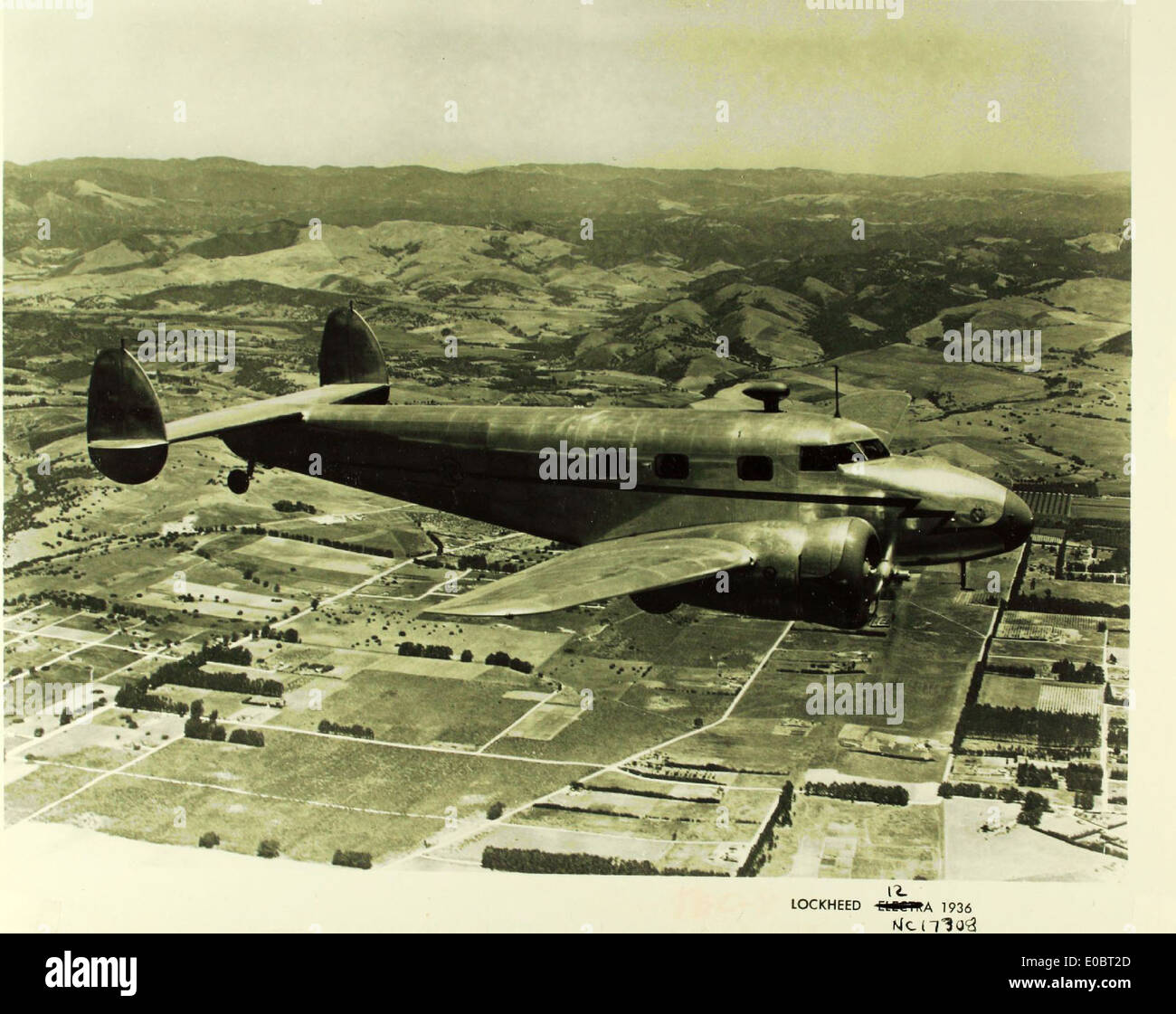 Lockheed, Model 12A, Electra Junior Stock Photo