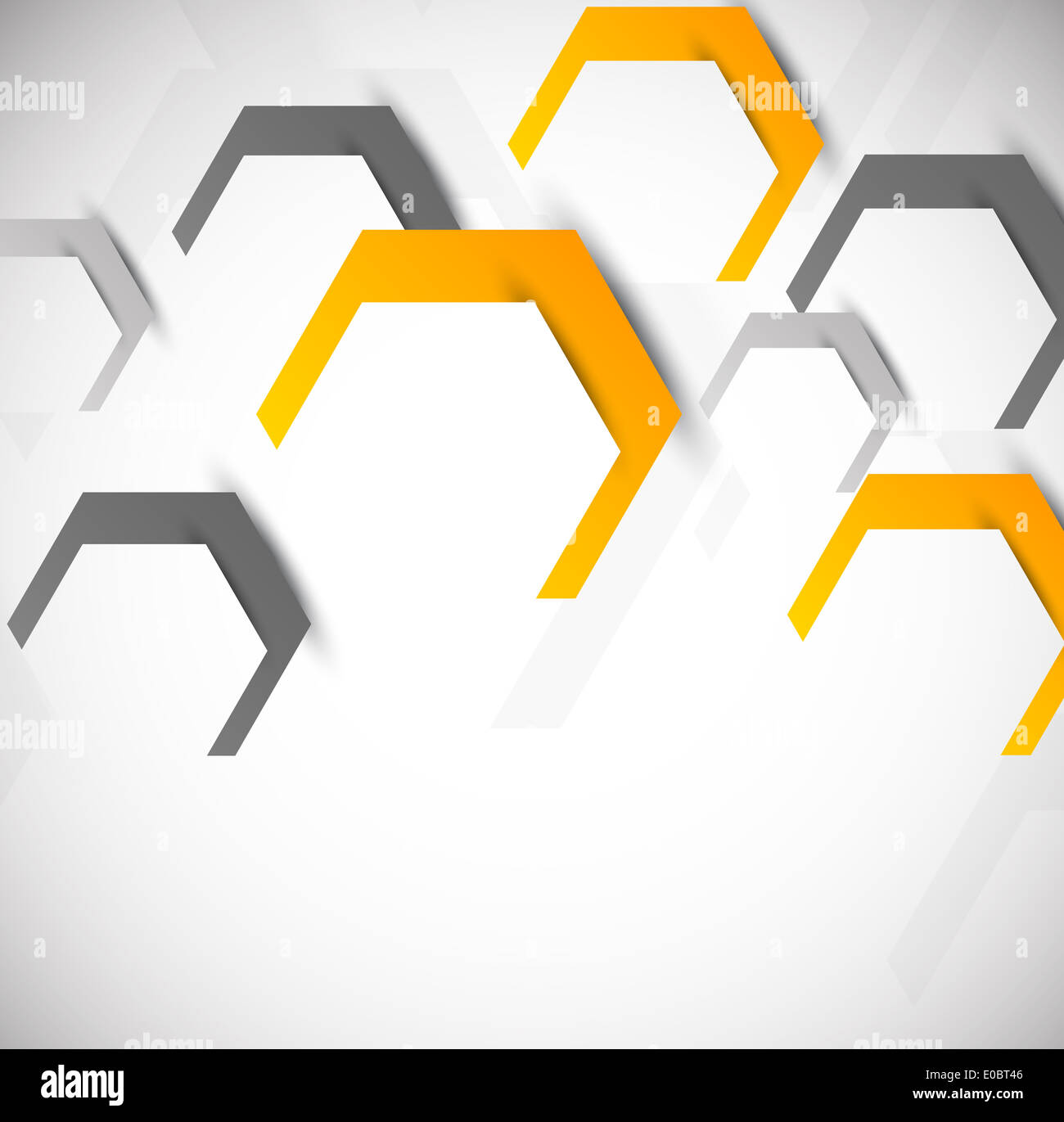 Background with hexagons. Abstract illustration Stock Photo - Alamy