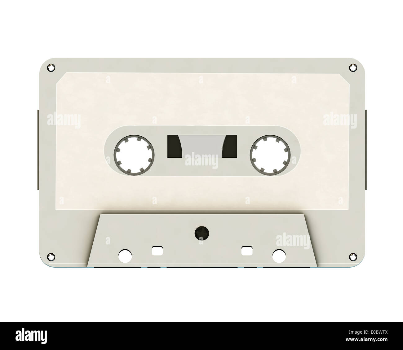 blank cassette tape isolated on white background Stock Photo Alamy