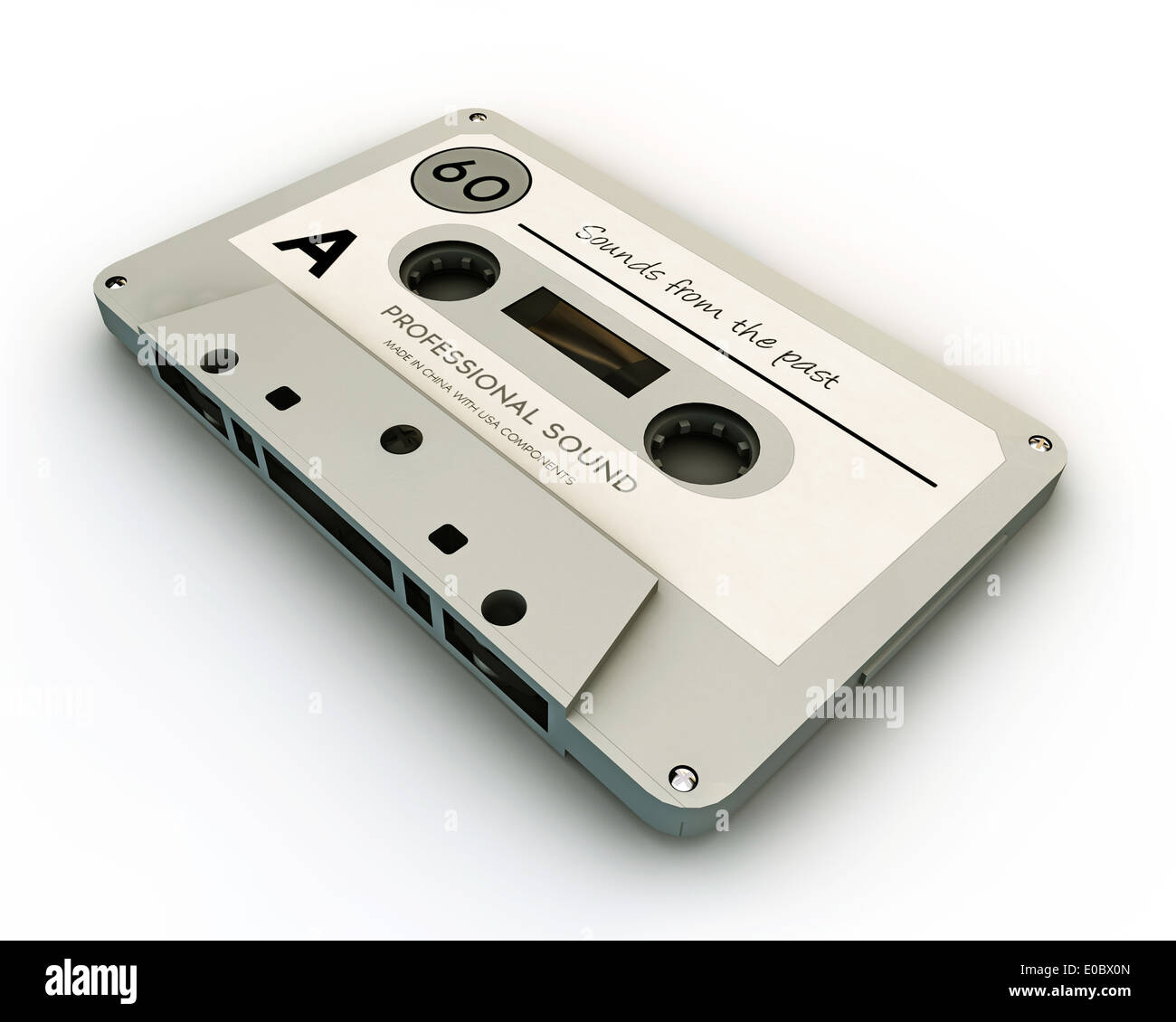 cassette tape isolated on white background Stock Photo - Alamy
