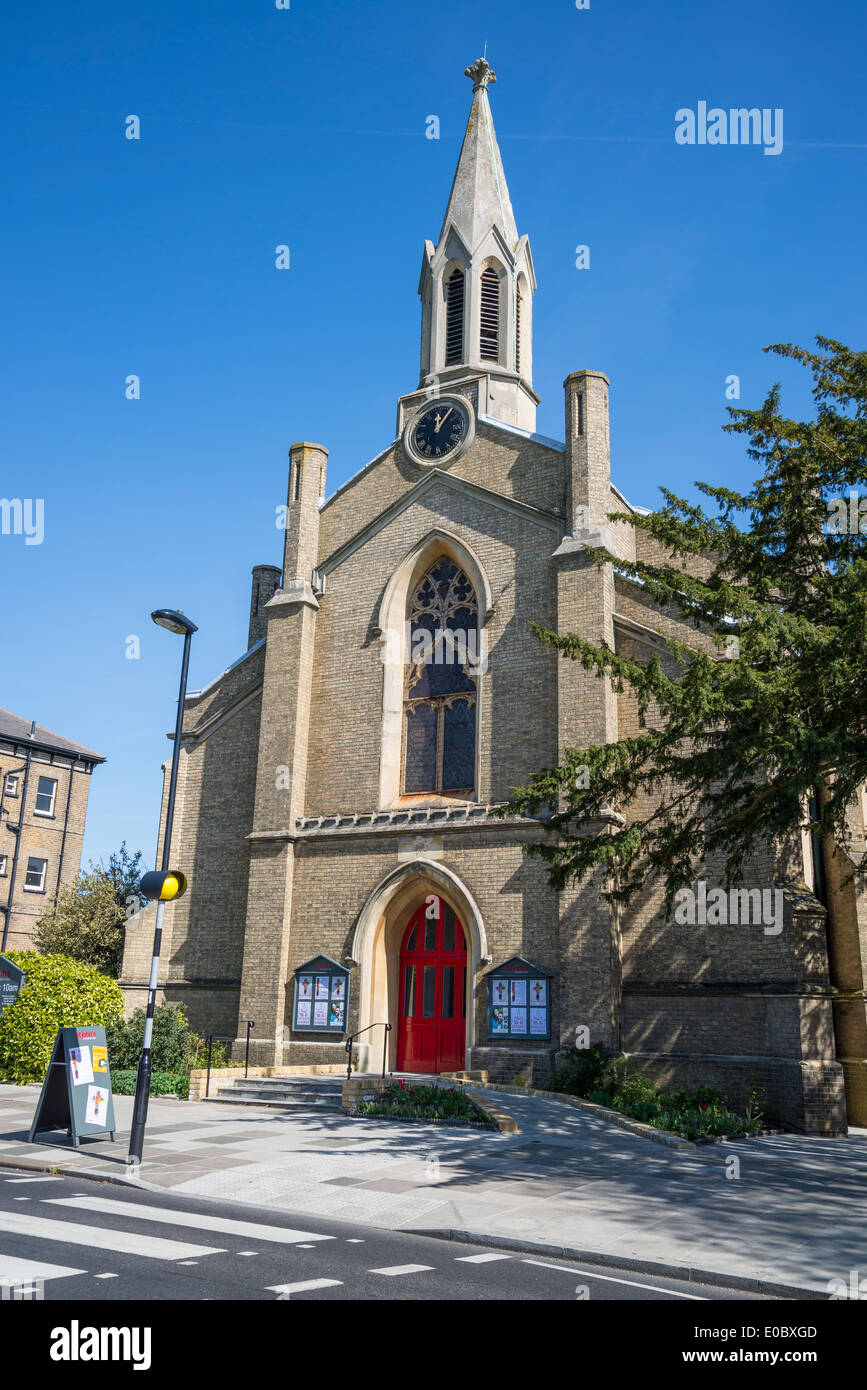 St John's Church, Hampton Wick, Kingston, Surrey, England, UK Stock