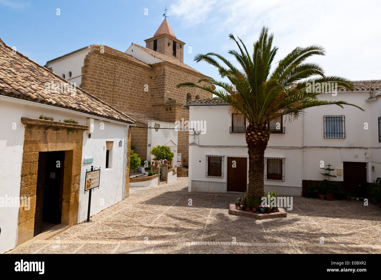 The small village Iznajar in Andalusia, Spain, Das kleine Dorf Iznajar in Andalusien, Spanien Stock Photo