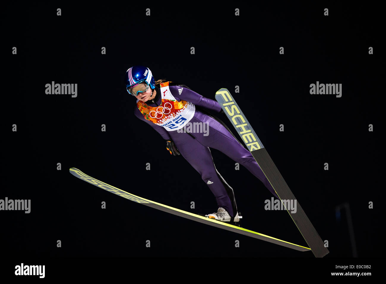 Carina Vogt (GER) Olympic Champion in Women's Ski Jumping at t he