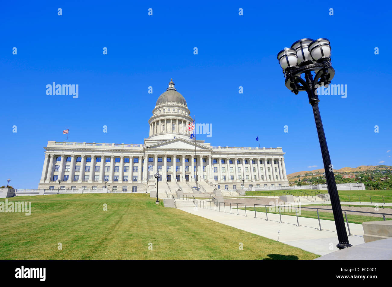 Utah State Capitol building, Capitol Hill, Salt Lake City, Utah, USA Stock Photo