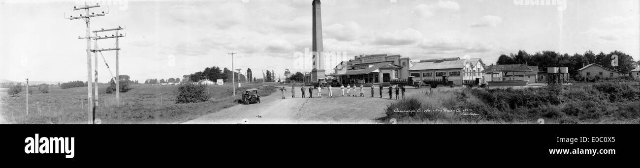 Cambridge Co-operative Dairy Co, Hautapu, between 1923-1928 Stock Photo