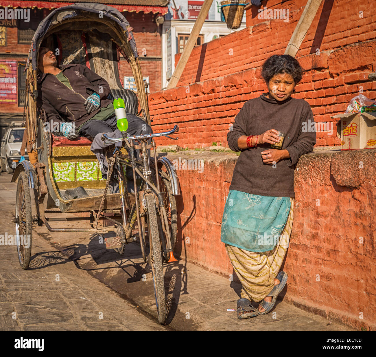 Pedal rickshaw hires stock photography and images Alamy