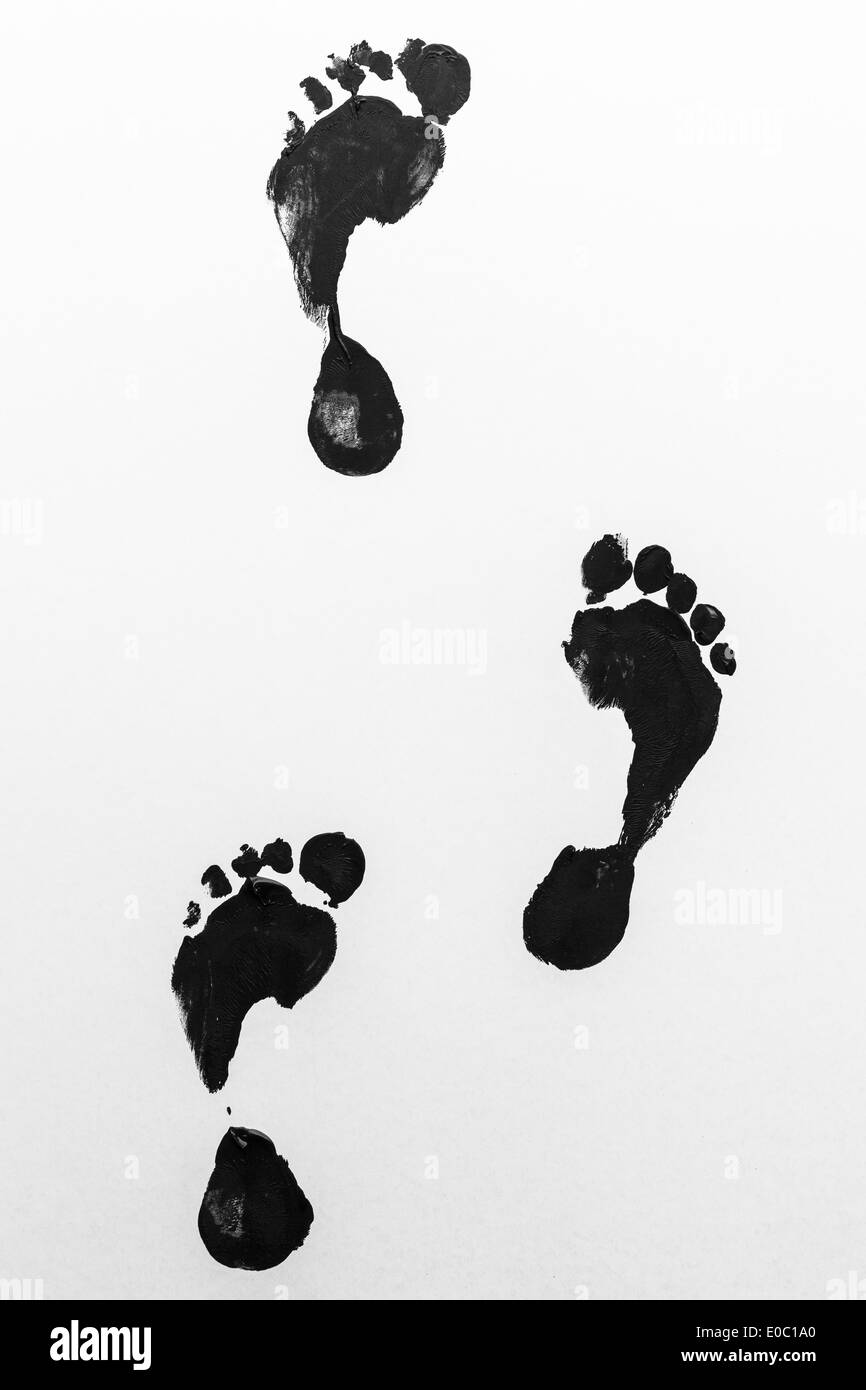 Footprint painting deals