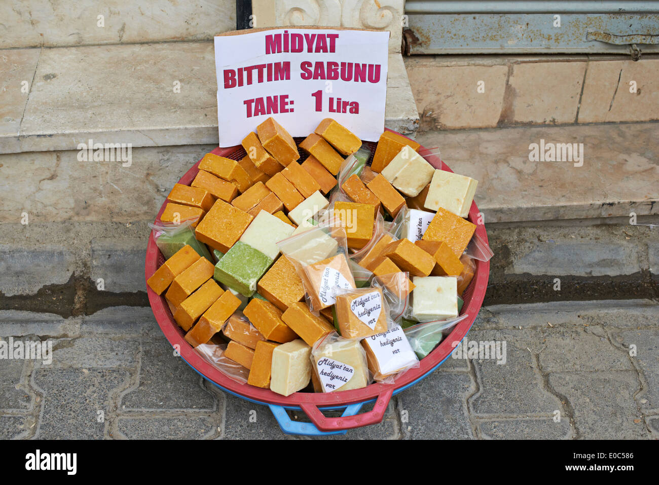 Handmade soap from Midyat in Turkey Stock Photo Alamy
