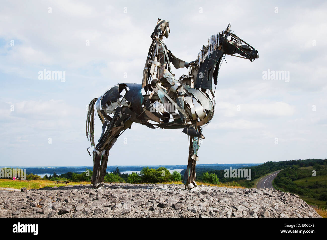 Equestrian statue, near Boyle; County Ireland Stock Photo 69110336 Alamy