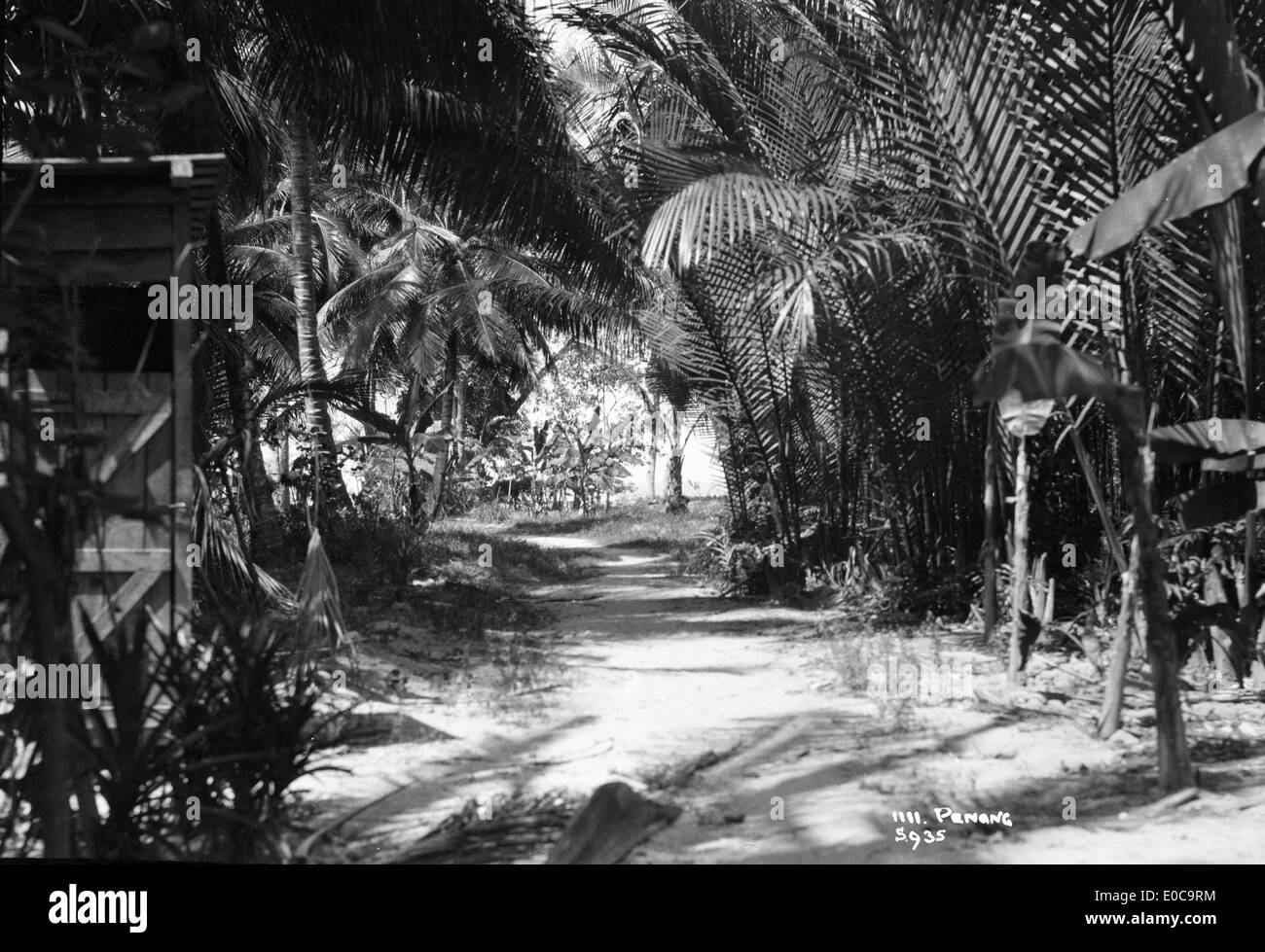 Street scene penang malaysia Black and White Stock Photos & Images Alamy