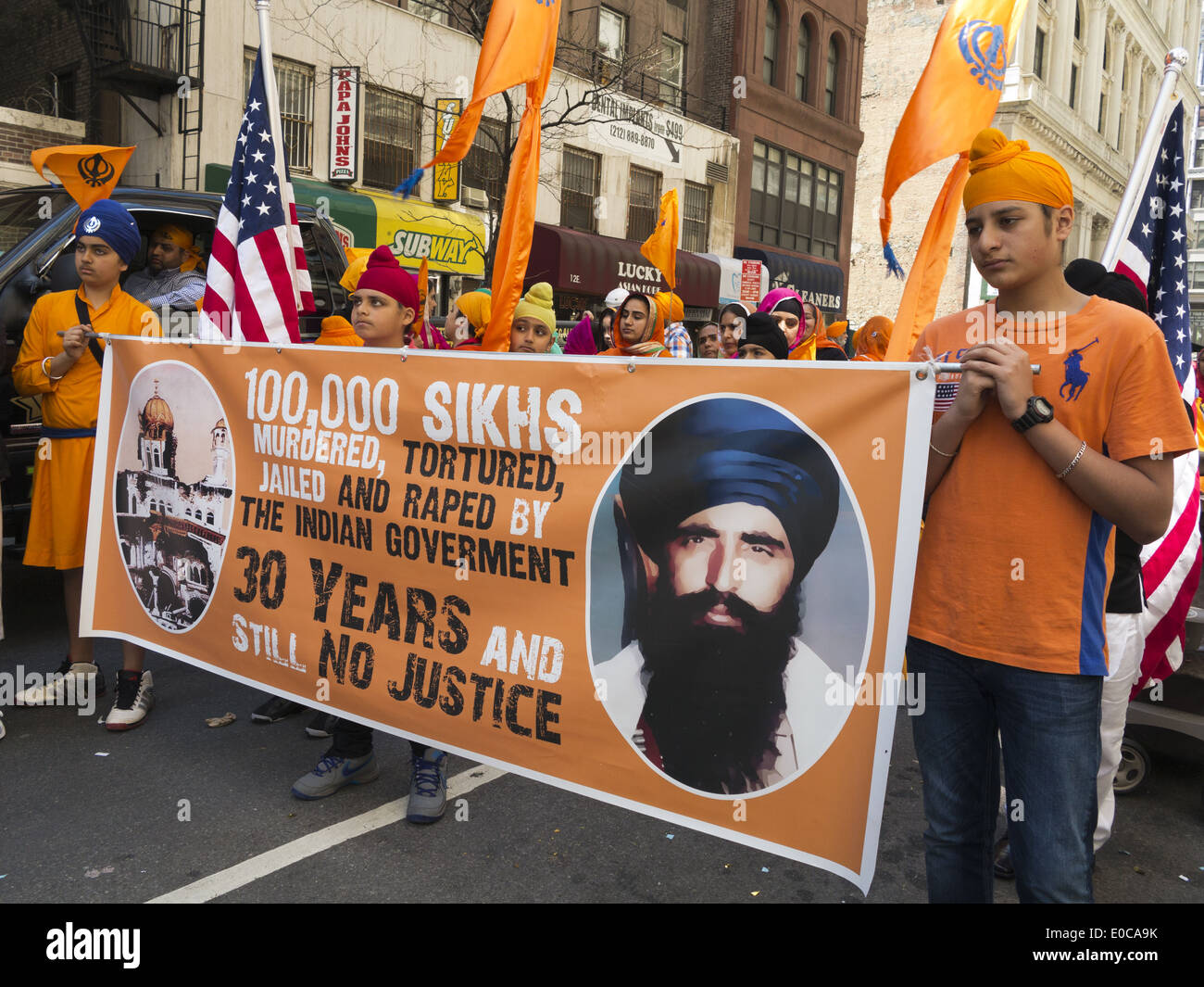 The 27th annual Sikh Day Parade on Madison Avenue in NYC Stock Photo Alamy