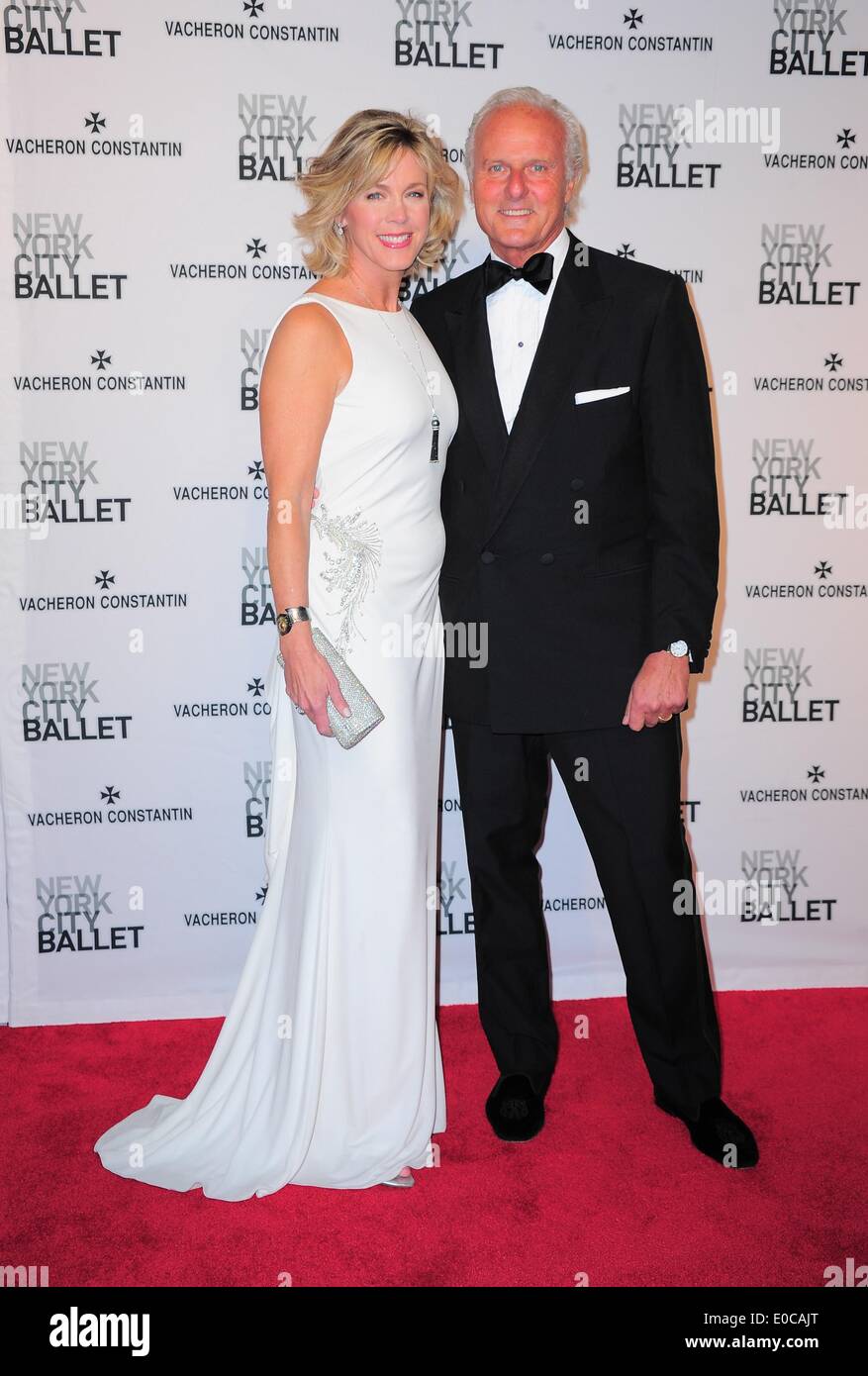 New York, NY, USA. 8th May, 2014. Deborah Norville, Karl Wellner at