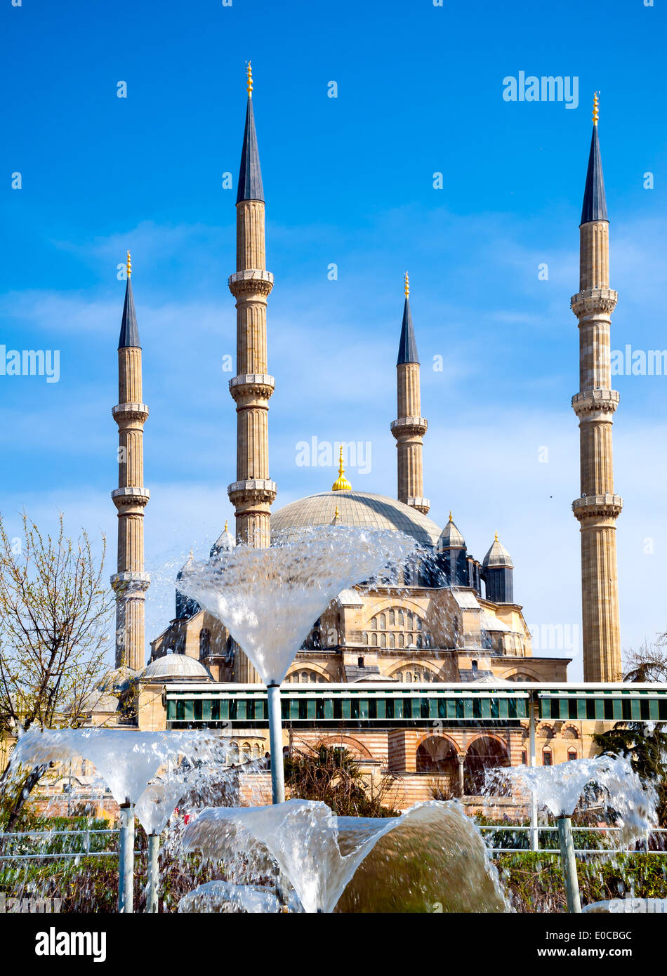 Selimiye Mosque Turkish Selimiye Camii in Edirne Turkey Stock Photo