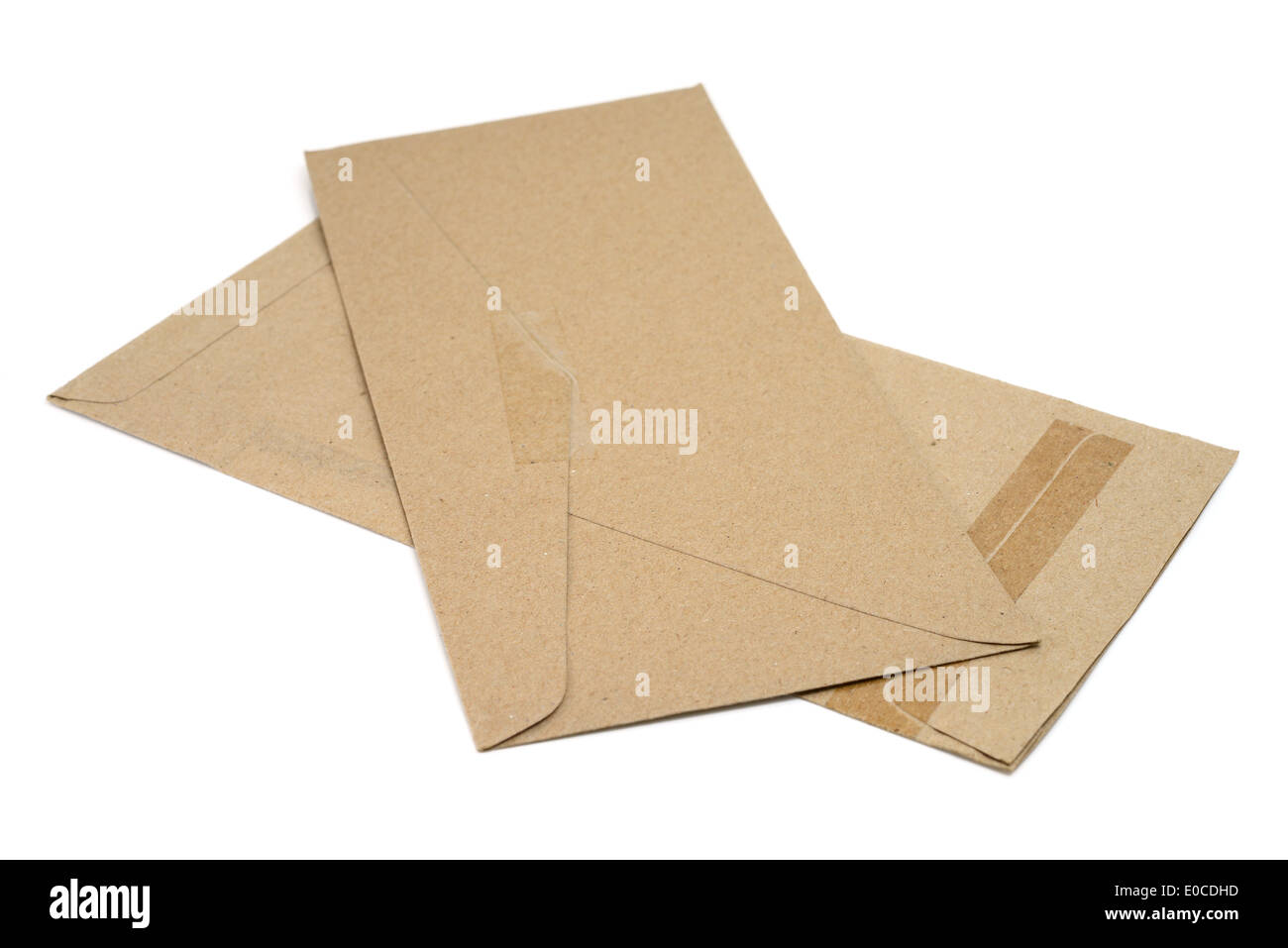 Brown envelope Stock Photo