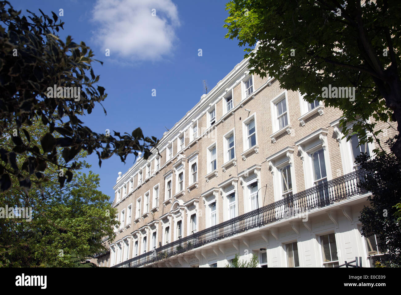 Luxury Apartments on Clapham Common Northside - London SW4 - UK Stock Photo