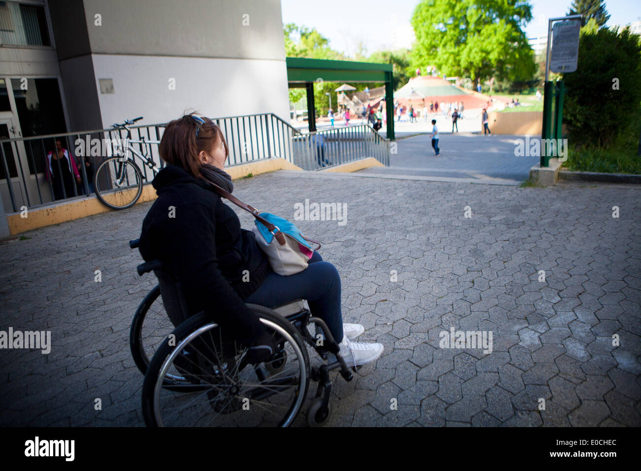 Disabled accessibility Stock Photo