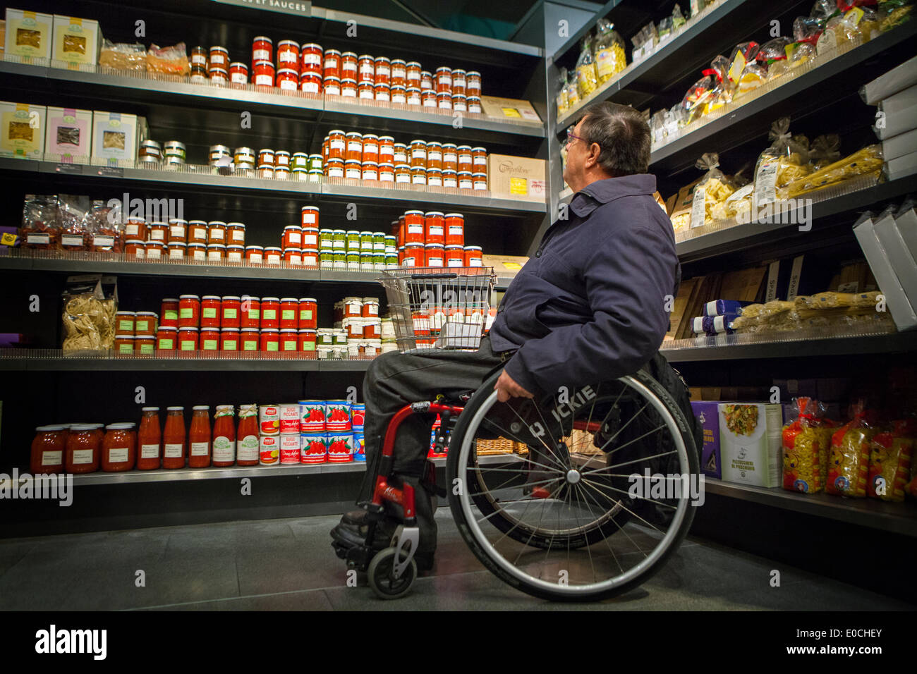 Disabled Person Shopping High Resolution Stock Photography and Images