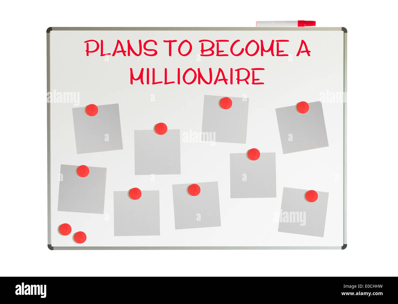 How to become a millionaire with empty papers and magnets on a