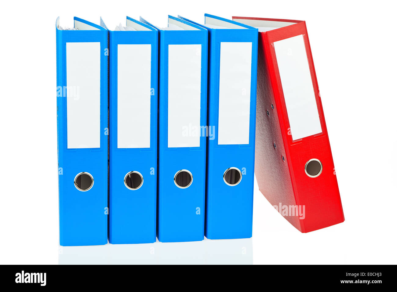 File with letters and documents. Safekeeping of contracts Stock Photo