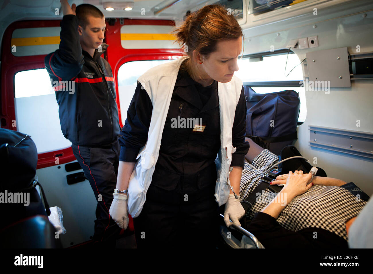 Paris fire brigade Stock Photo Alamy