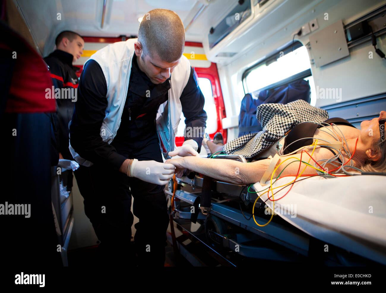Paris fire brigade Stock Photo Alamy