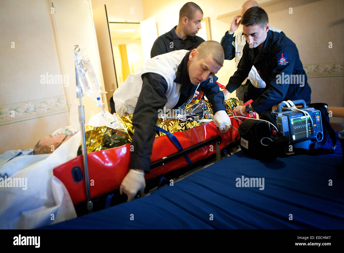 Paris fire brigade Stock Photo Alamy