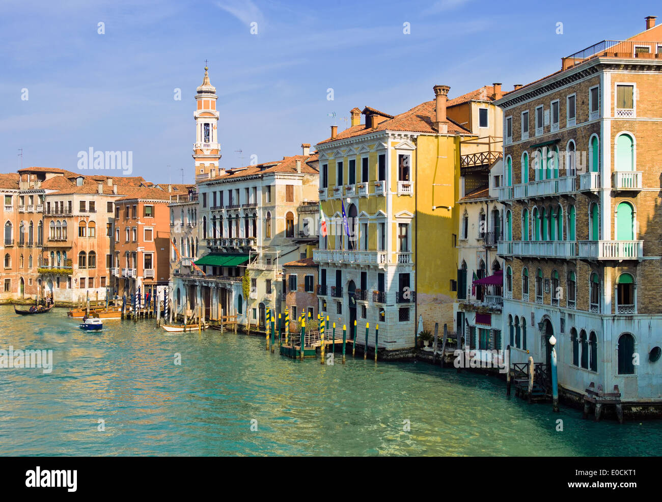 A view of the unique city of Vendig in Italy. Stock Photo