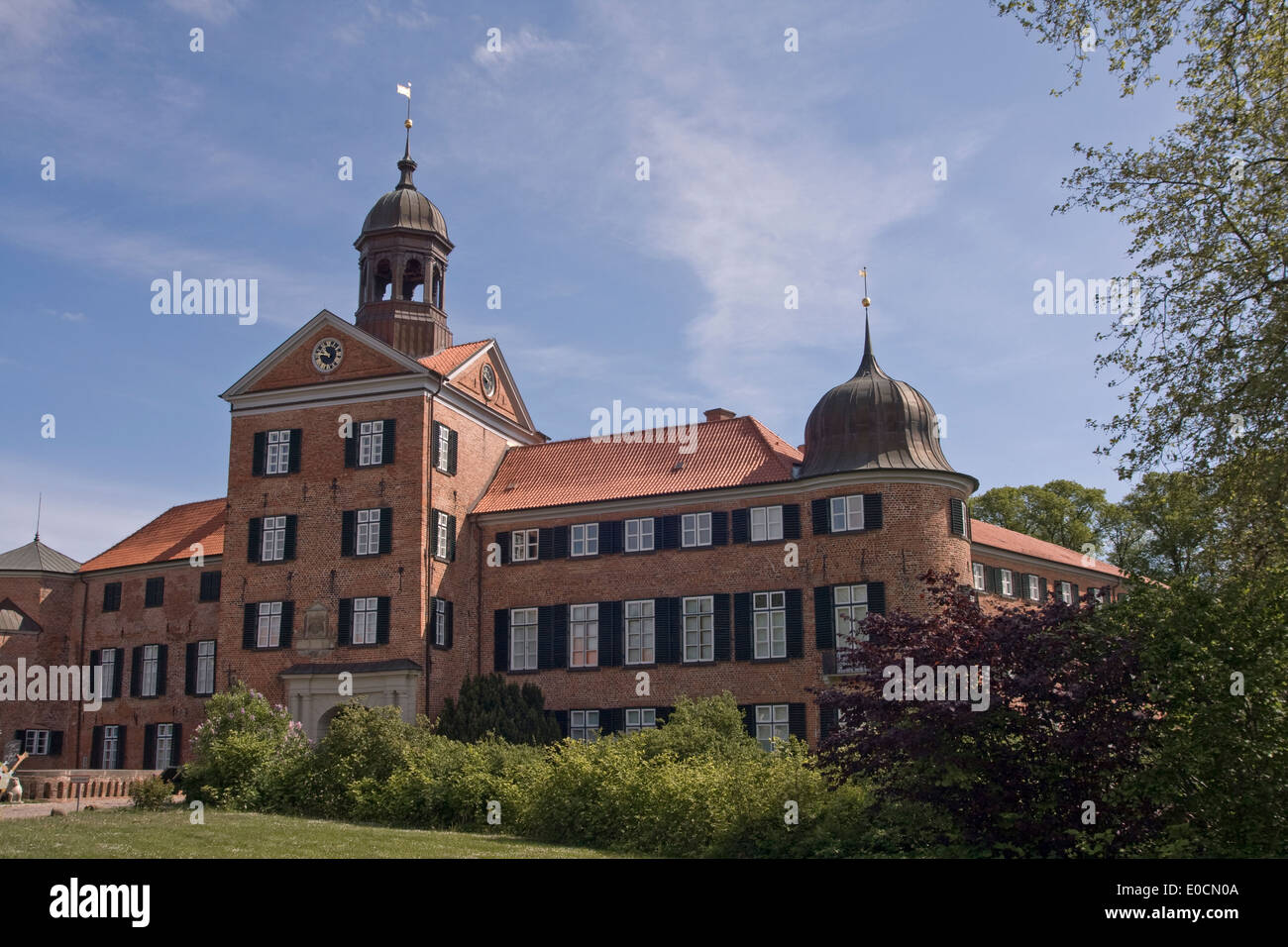 Europe, Germany, Schleswig Holstein, Eutin, Eutin Castle, view of the city facade Stock Photo