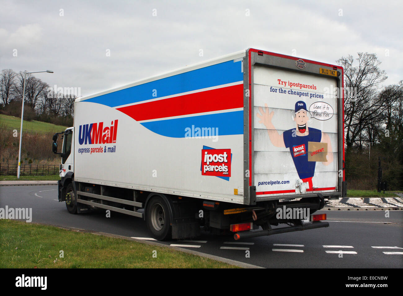 A UK Mail truck entering a roundabout in Coulsdon, Surrey, England Stock Photo 69121693 Alamy